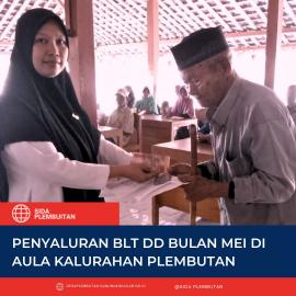 Penyaluran BLT DD Bulan Mei